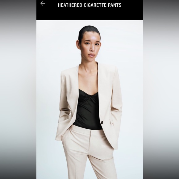 Zara cigarette pants